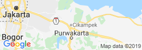 Cikampek map